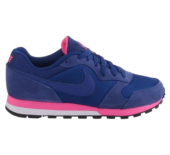 Nike MD Runner 2 - Sneakers - Dames - Blauw/Roze - Maat 37.5 | bol.com