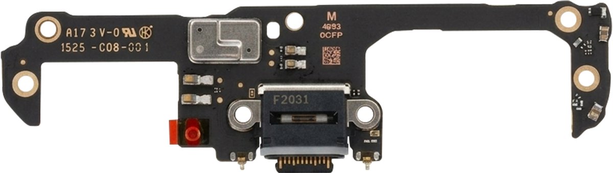 Google, USB-C Oplaadconnector voor Google Pixel 10 Pro XL met Microfoon Service Pack, Zwart