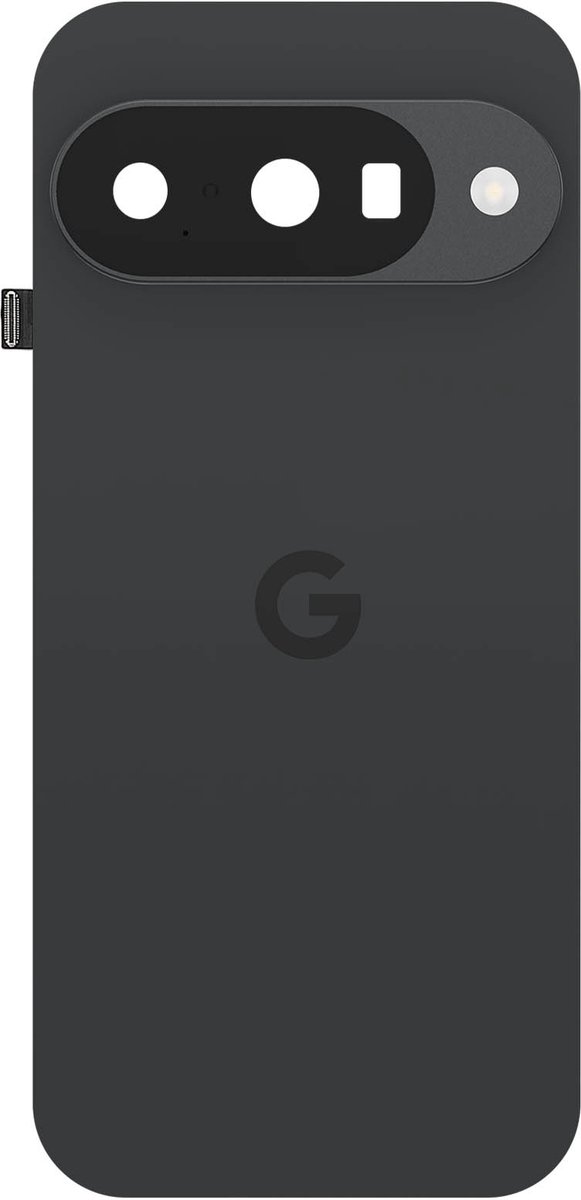Google, Originele Batterijklep voor Google Pixel 10 met Camera-uitsparingen, Zwart