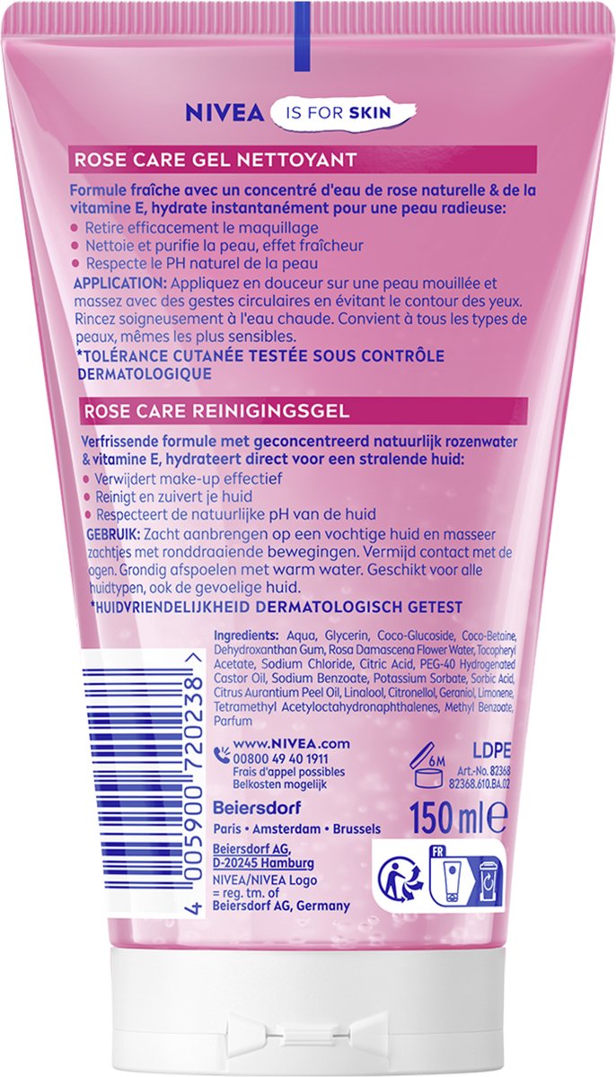 NIVEA Micellair Rose Care Reinigingsgel - Gezichtsreiniger thumbnail 2