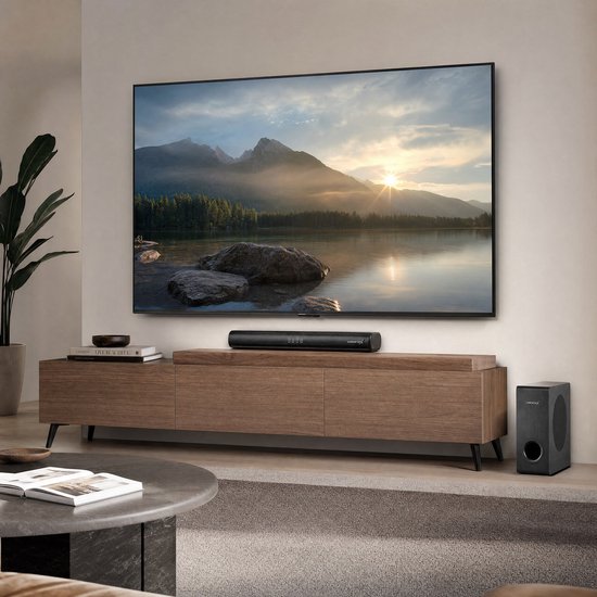 VolkanoX Empire - Soundbar voor TV Draadloos - Draadloze Subwoofer - HDMI ARC - Bluetooth - 2.1 van Merkloos — afbeelding 4