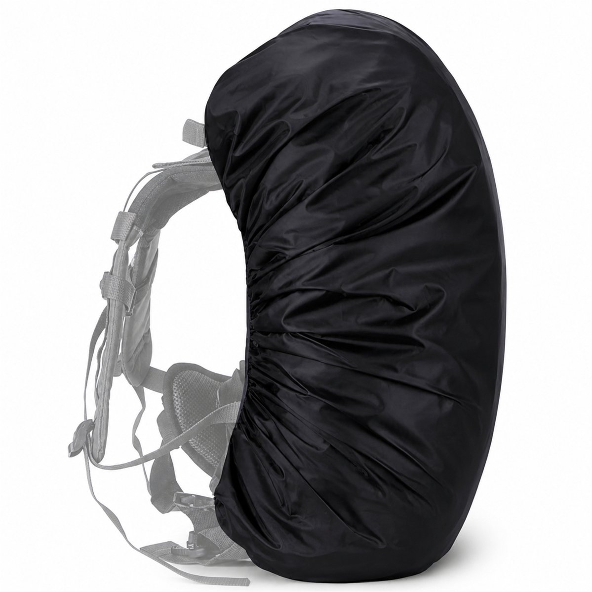 Somstyle Luxe Waterdichte Rugzak Hoes - Reflecterende Regenhoes - 55 t/m 65 Liter - Zwart - XL