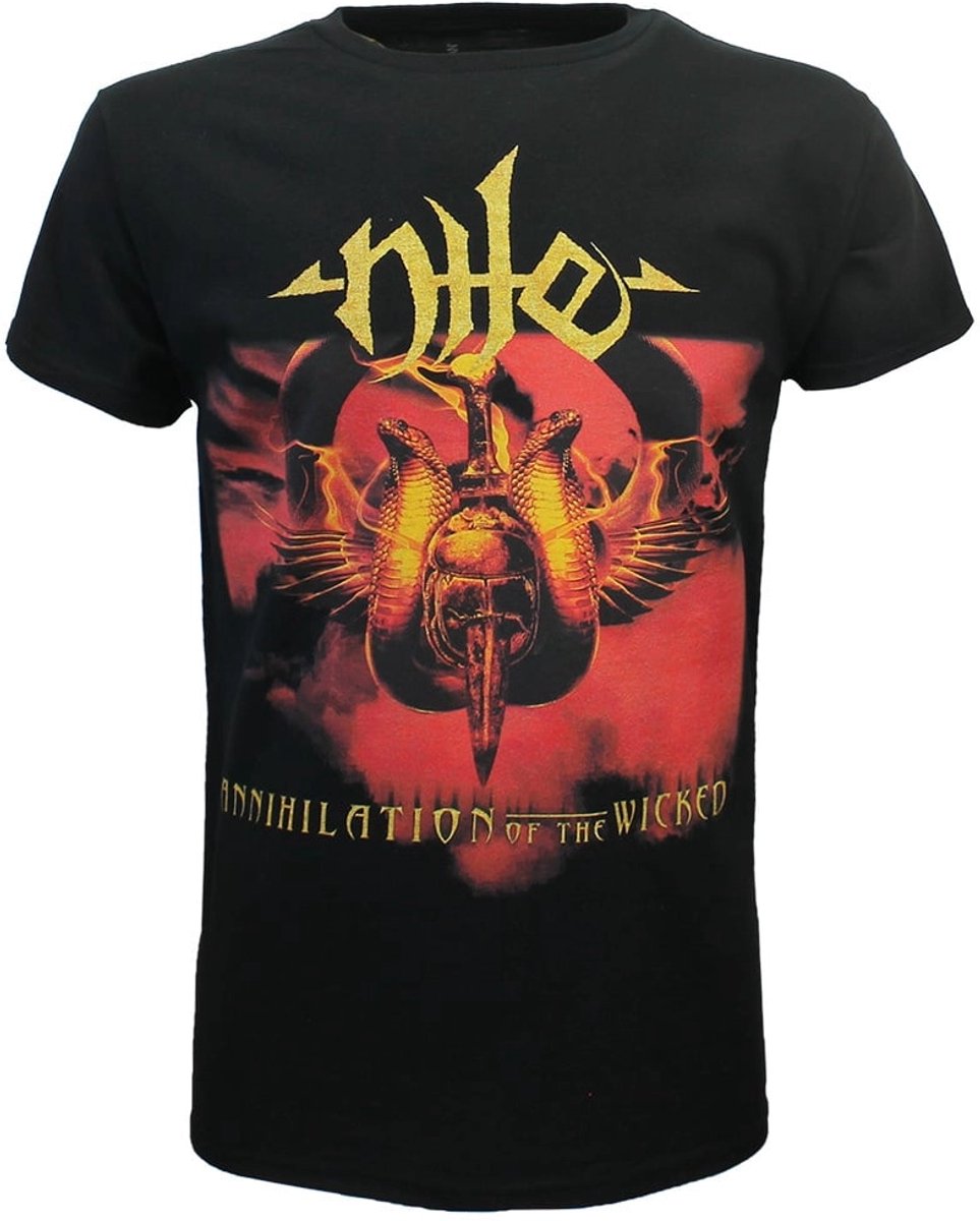 Nile Annihilation of the Wicked Album T-Shirt - Officiële Merchandise - L
