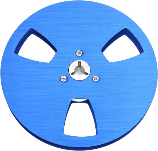 Lege 1 en 4 5 Inch Tape Reel van Aluminium Legering voor Geluidsopname en Audioproductie - Blauw van Merkloos — afbeelding 4