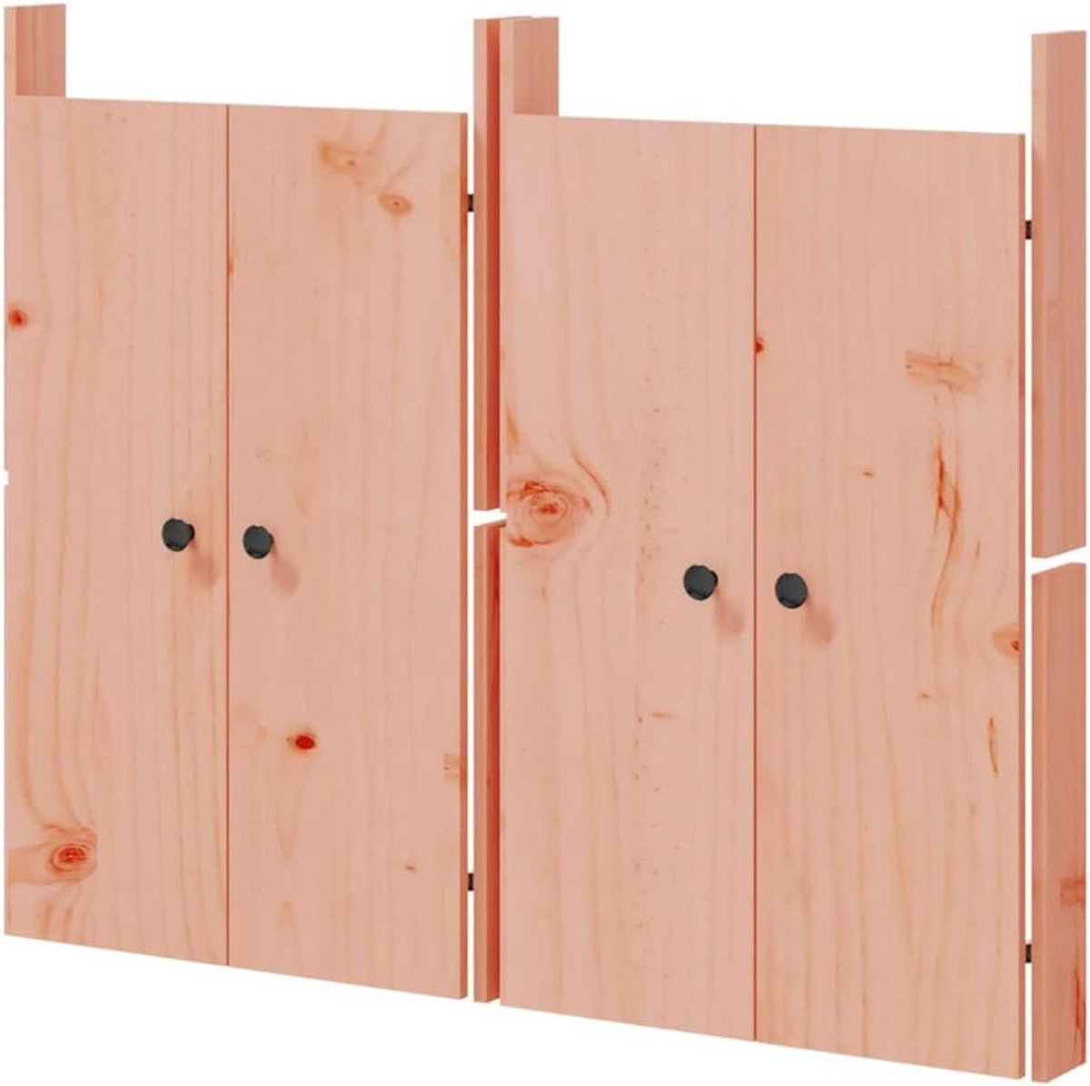 Kastdeurtjes Buitenkeuken - Keukenkast Deur - Buiten Koken - Massief Douglashout - 50x9x82 cm - Natuurlijk