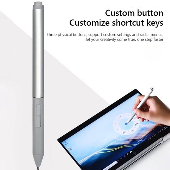 Allecto - Actieve Styluspen - Drukgevoelig Aanraakpotlood - Type C Opladen - Geschikt voor EliteBook en ZBook - 4096 Niveaus - Voor Creatieve Profe... — afbeelding 3