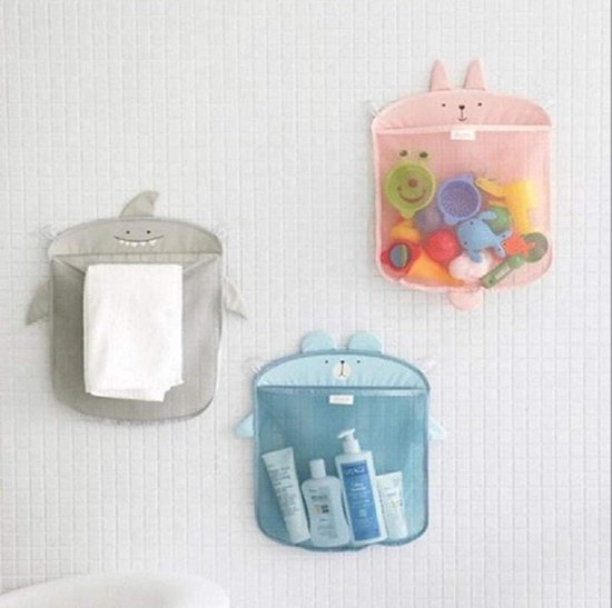Baby Bad Speelgoed Organizer - Opbergnet Douche - Badkamer Opruimen - Lichtgewicht Materiaal - Groot Formaat - Wit — afbeelding 4