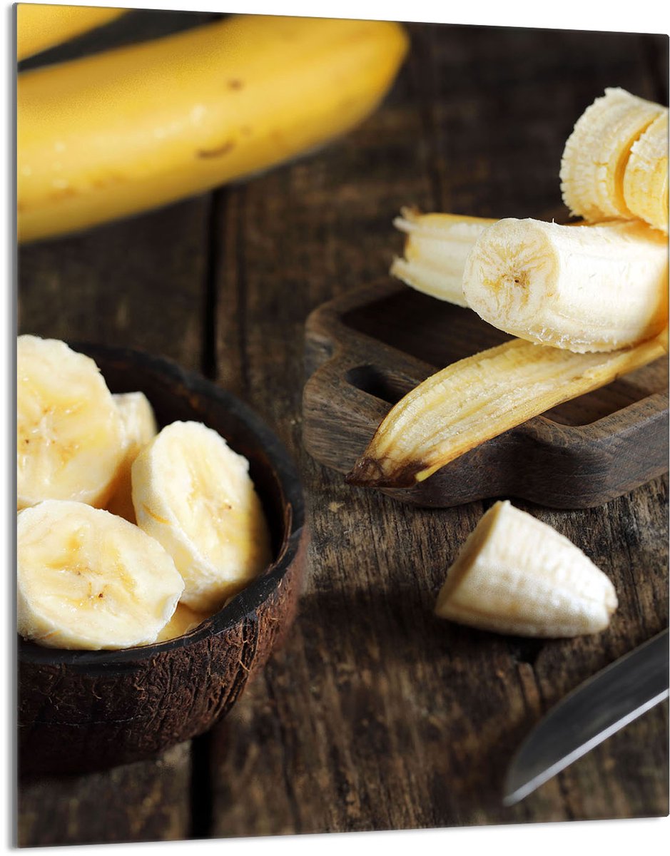 TMK ArtDeko Banan - Snijplank Van Glas - 40x52 cm - Stijlvol En Duurzaam