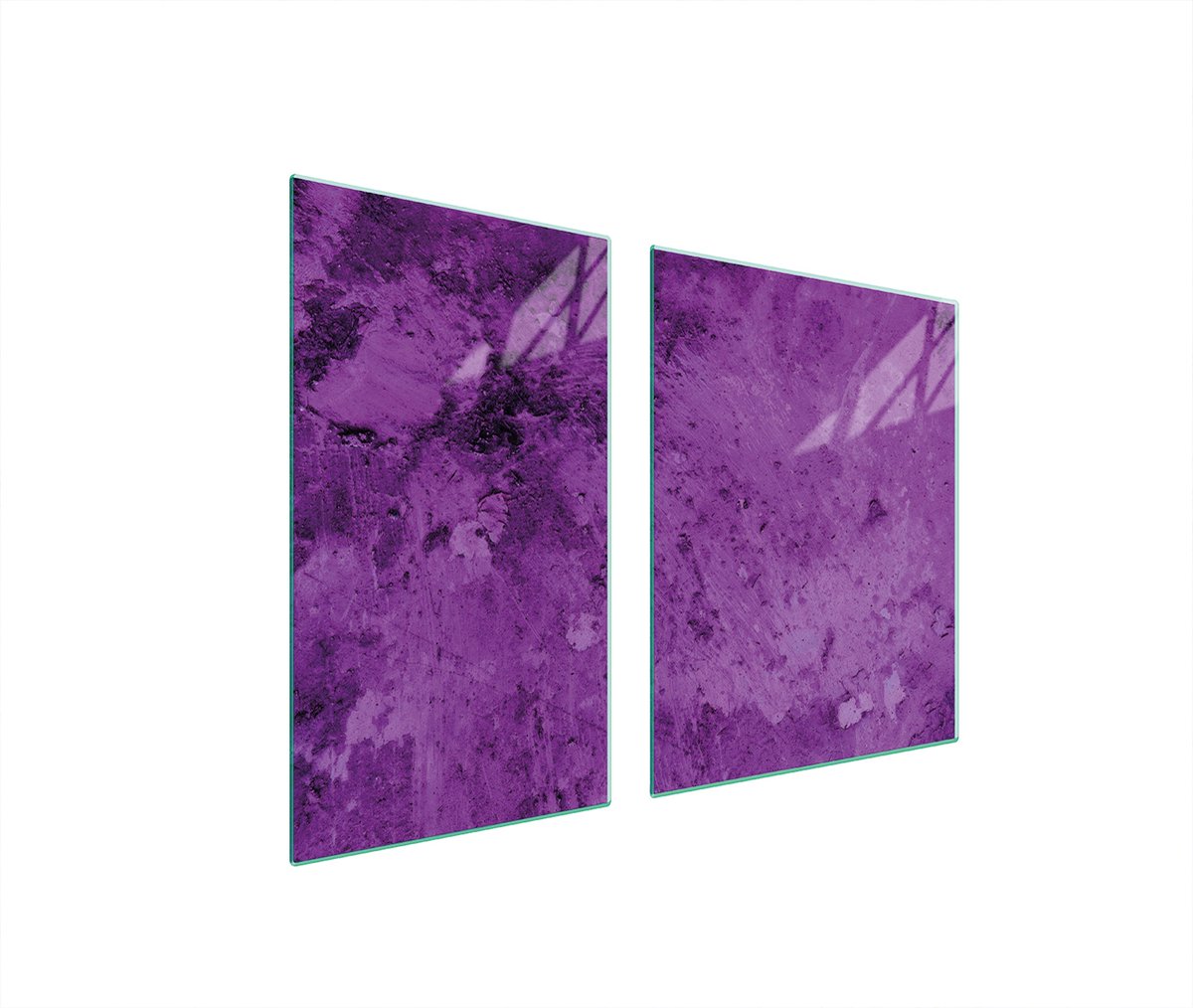 TMK ArtDeko Serie - Snijplank - Fiolet - Glas - 100x52 cm