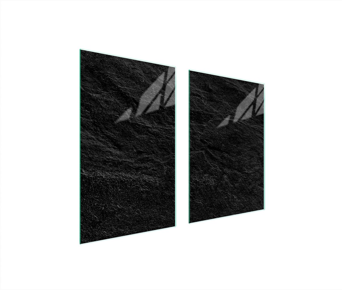 TMK ArtDeko - Panbeschermer - 65x52 cm - Glas - Luipaard