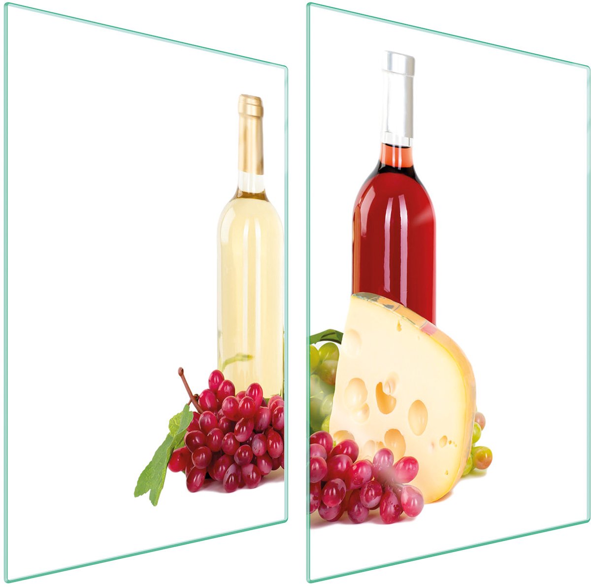 TMK ArtDeko - Kookplaat Achterwand - Glas - 35x52 cm - Veilig en Duurzaam