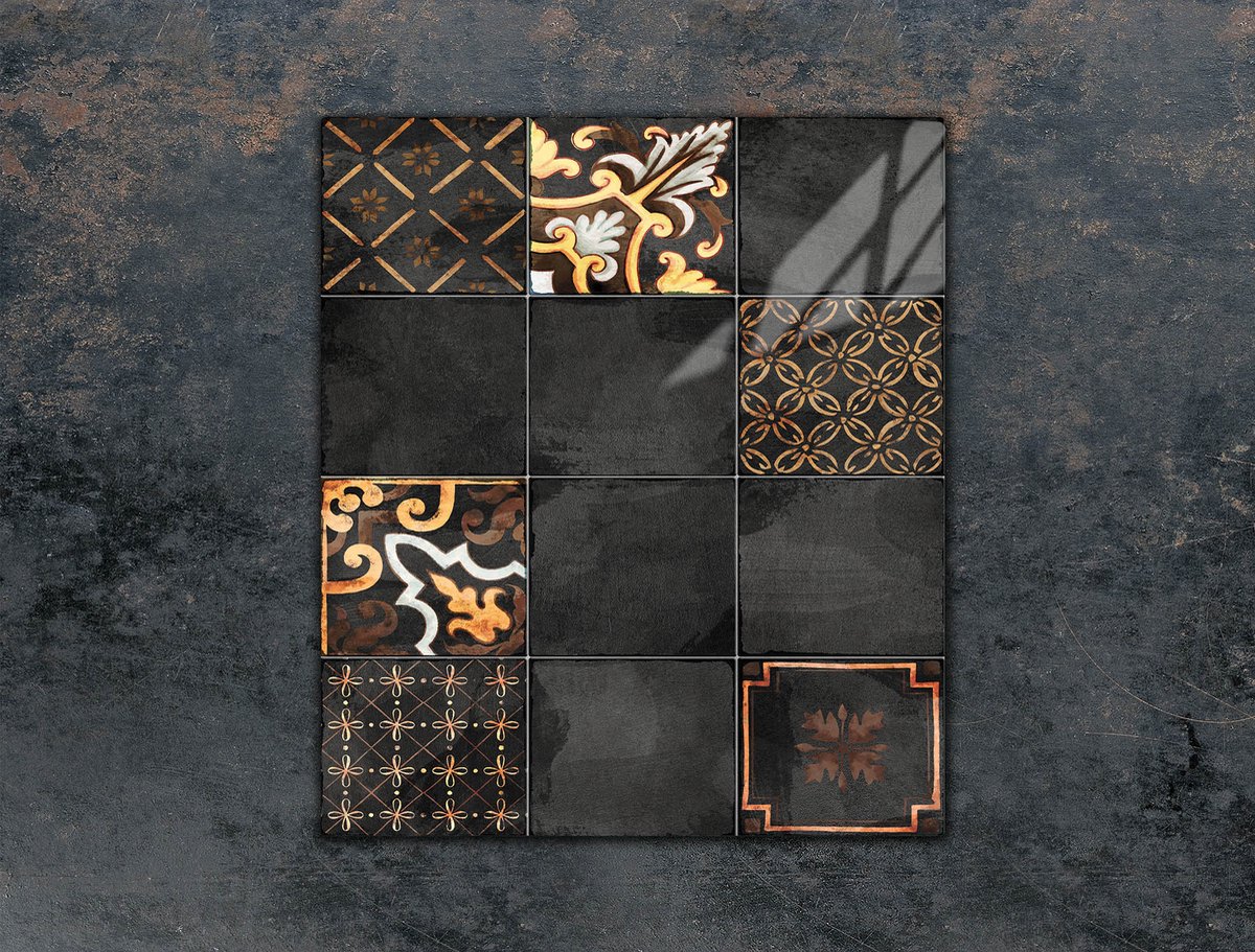 TMK ArtDeko - Snijplank - Glas - 45x52 cm - Mozaïek