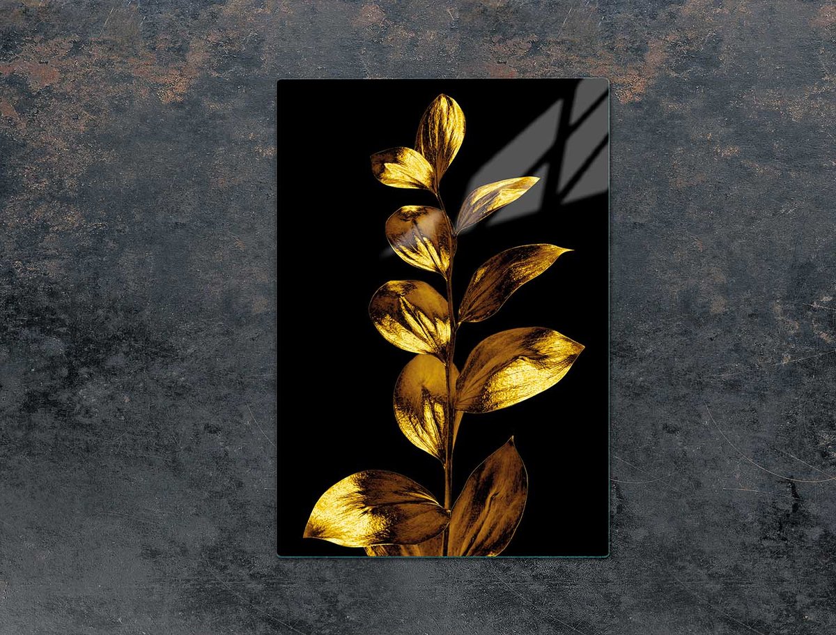 TMK ArtDeko - Snijplank - 35x52 cm - Goud - Glashittebescherming - Decoratief