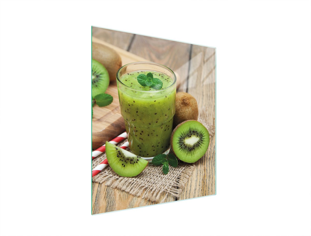TMK ArtDeko - Snijplank - 45x52 cm - Kiwi - Glas - Hittebestendig