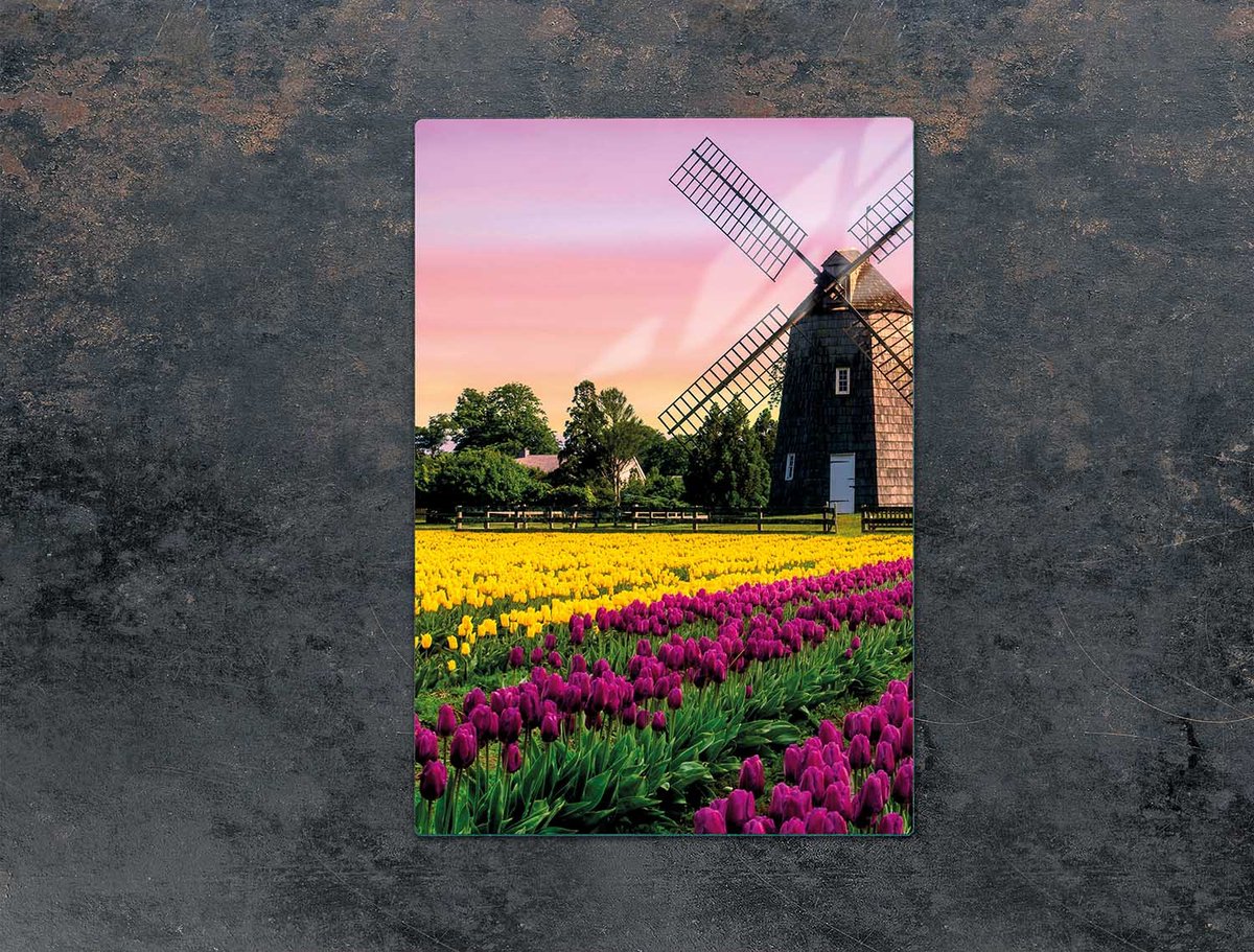 TMK ArtDeko - Snijplank Glas - 35x52 cm - Veelzijdig - Elegante Print