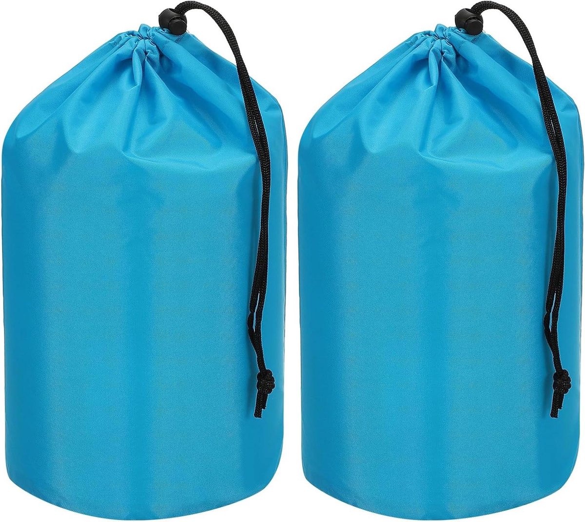 Opbergzakken - Stoffen zakken - Outdoor opslag - Waterdicht lichtgewicht - 16 x 32 cm - Blauw
