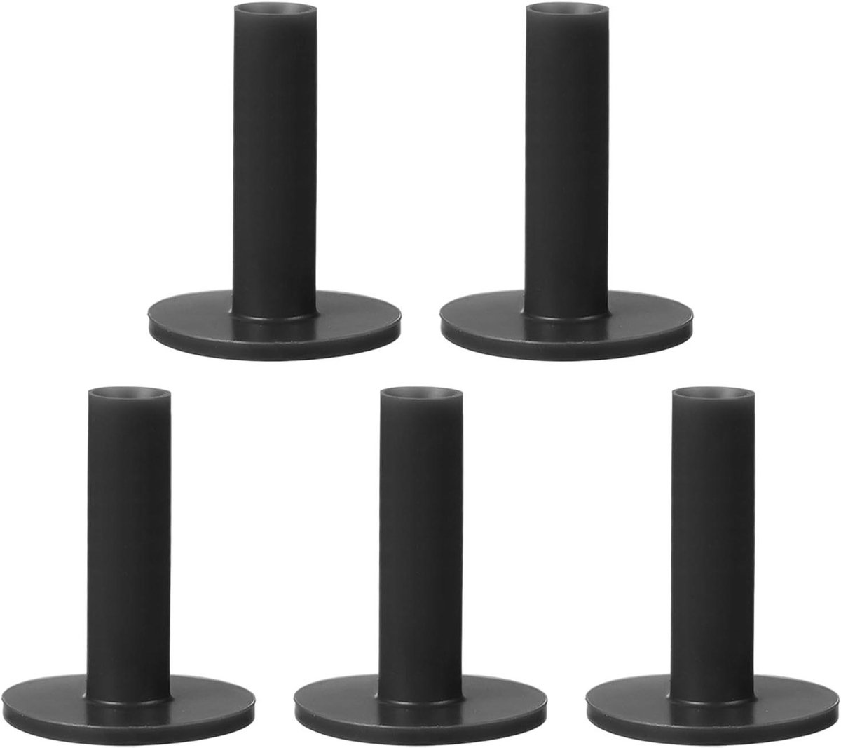 Rubberen Golftees - Oefen Tees Golf - Golfvaardigheden Verbeteren - Flexibel Rubber Materiaal - 83 cm - Zwart
