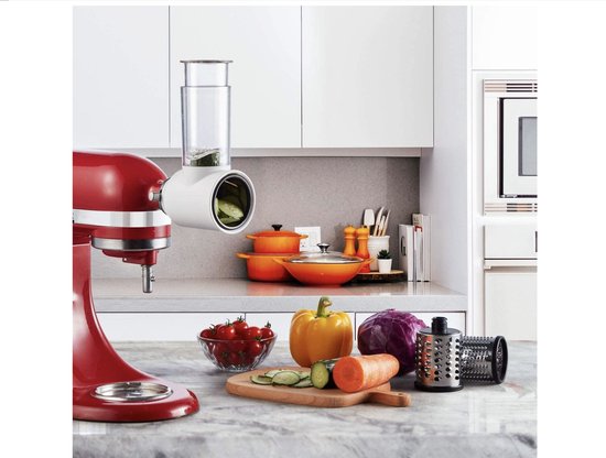 Flexibele Klopper voor KitchenAid 4.5-5 Qt - Siliconen Rand Beater - Accessoire voor Keukenmachine met Kantelbare Kop - Vaatwasserbestendig van Merkloos — afbeelding 2