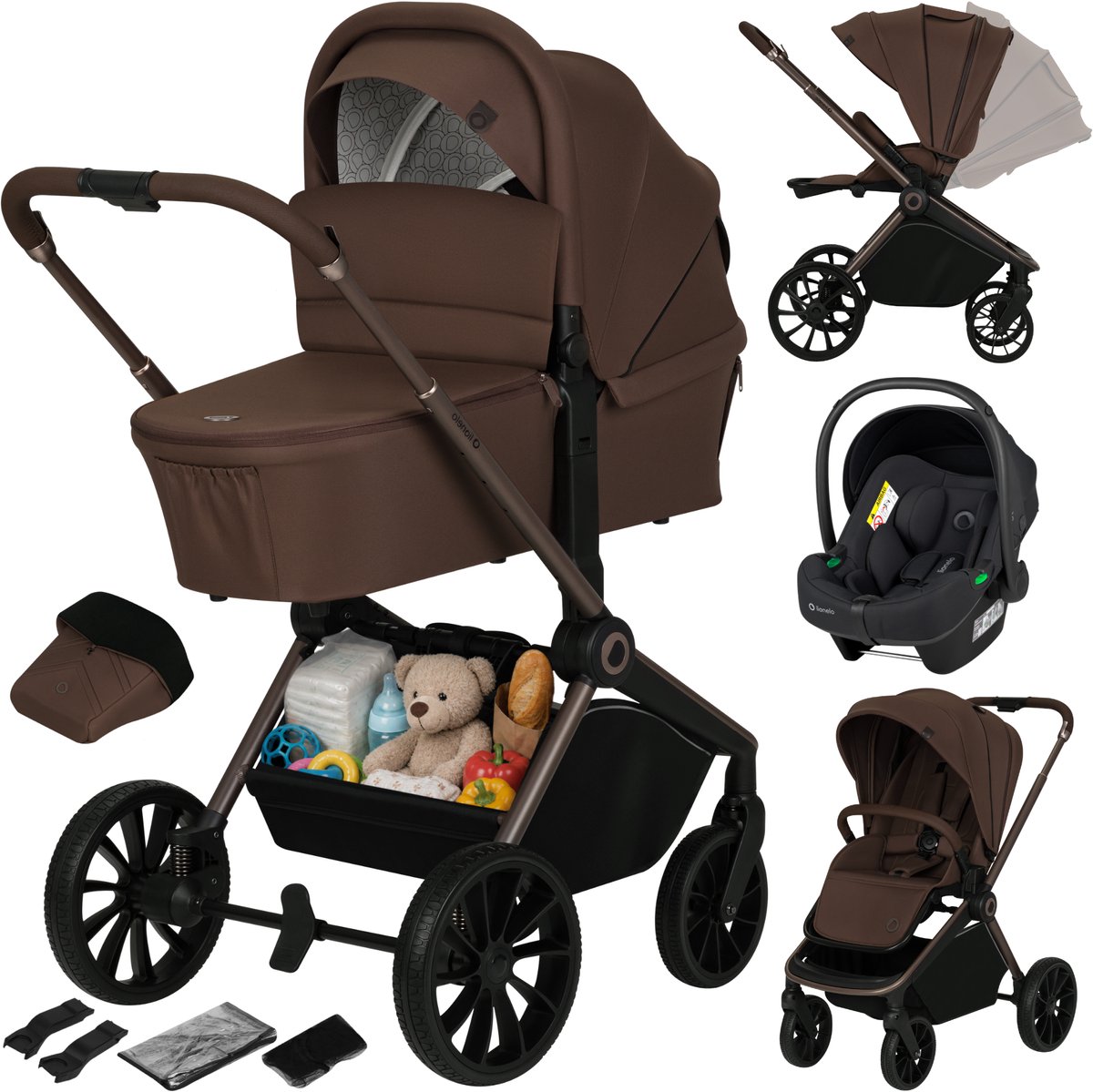 Lionelo Mika Plus Kinderwagen 3in1 met
