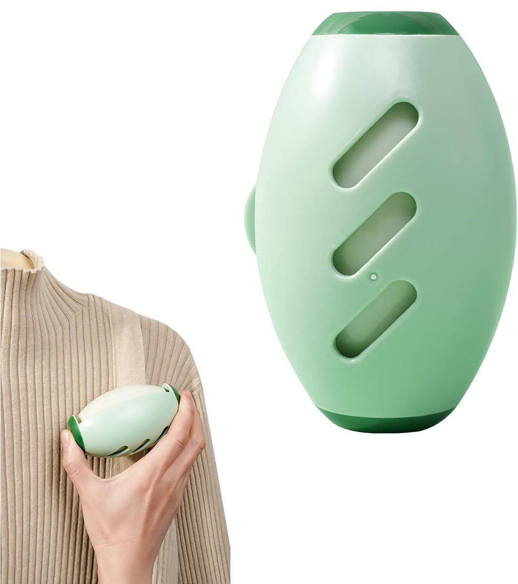 Allecto - Herbruikbare Lintroller - Effectieve Pluisverwijderaar - Voor Kleding en Huisdierenhaar - Groen - Perfect voor Kleding - Handig en Duurza...