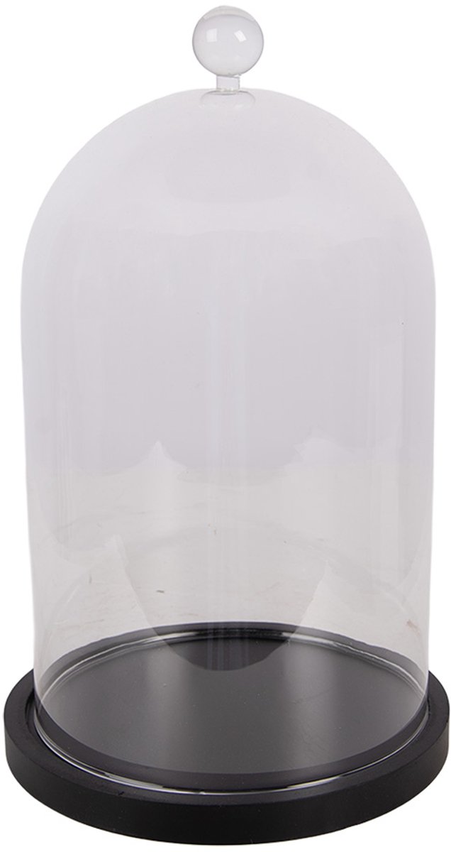 Clayre & Eef Glazen Stolp Ø 17x29 cm Transparant Glas