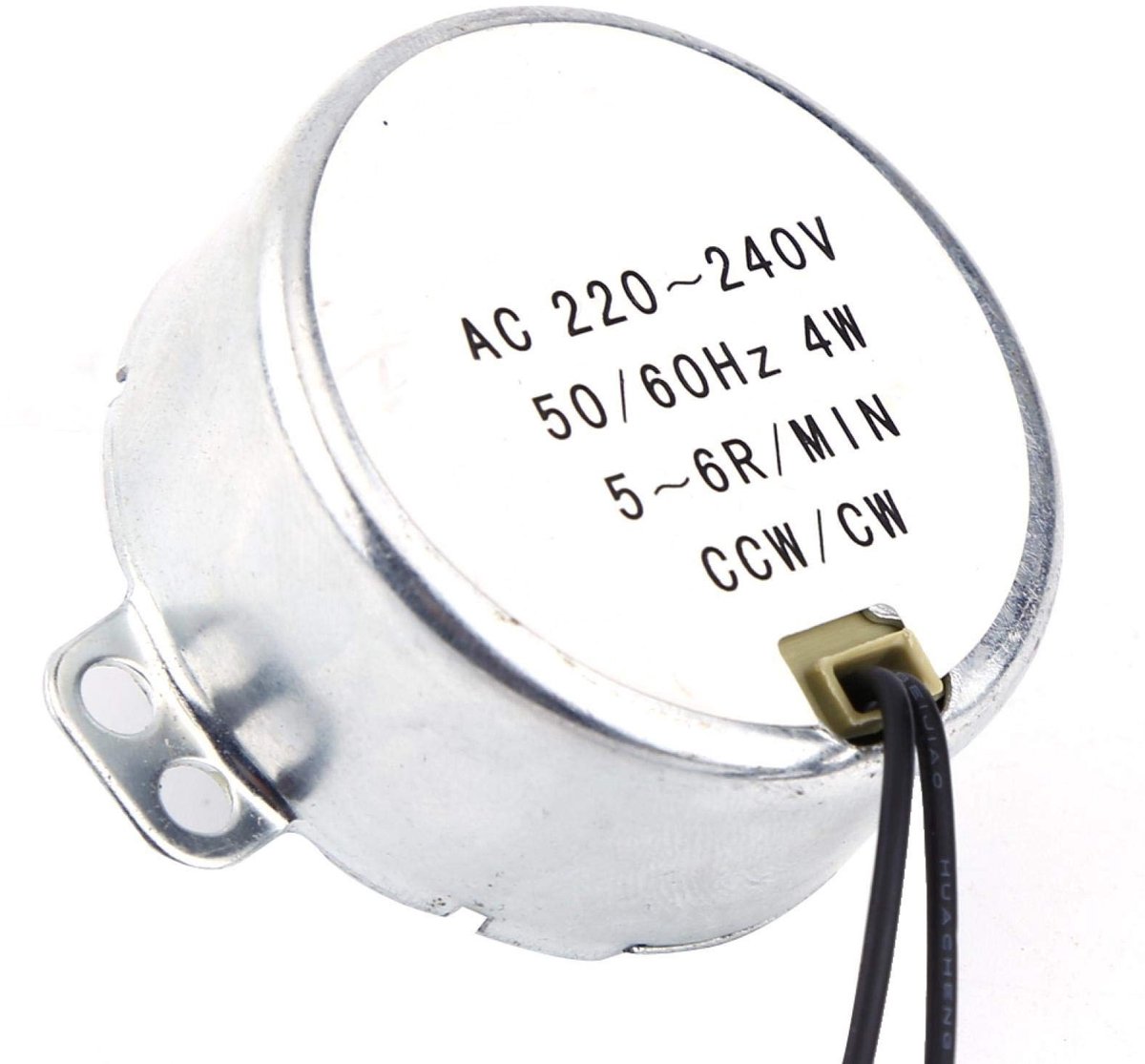 Store_7 - Synchronous Motor - Electric Gear Motor - High Reliability - Solid - CW/CCW - Industrial - Electric Fan - 220-240V - 50 / 60Hz - 4W - 5-6RPM