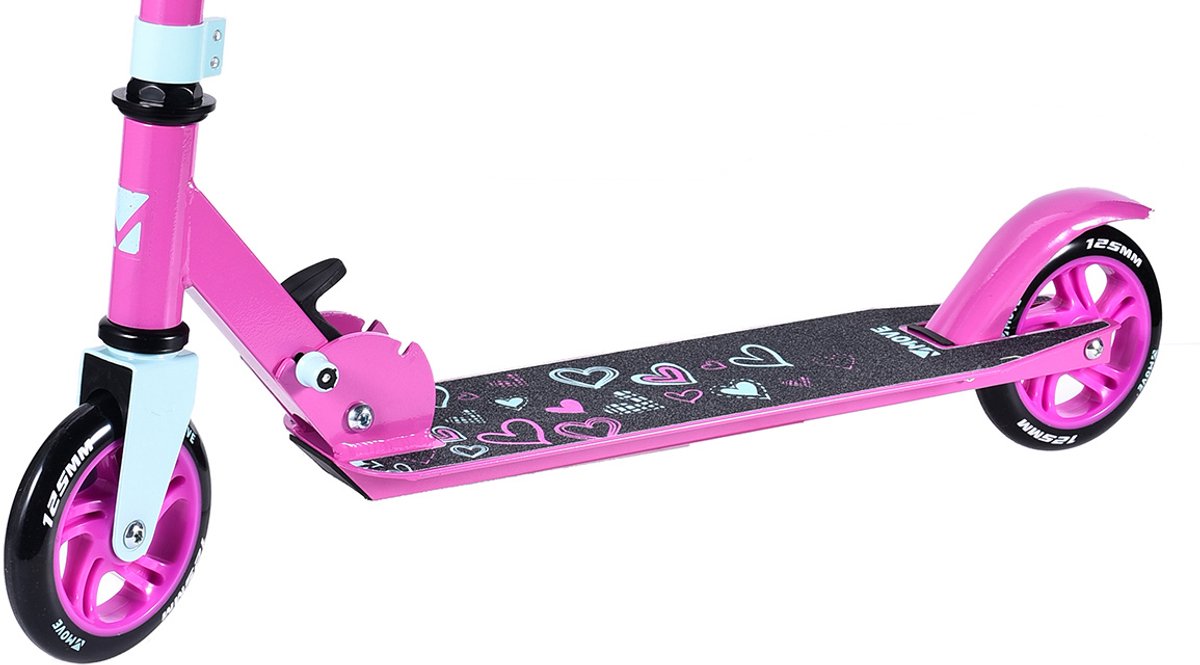 Step - Move Scooter 125 Love - roze - 125mm - vouwbaar - in hoogte verstelbaar - vanaf 3 jaar thumbnail 4
