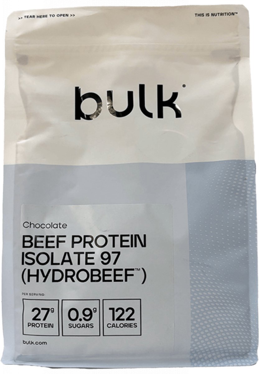 Bulk Beef Protein Isolate 97 (1000g) Chocolate - Eiwitten - Rund-eiwit