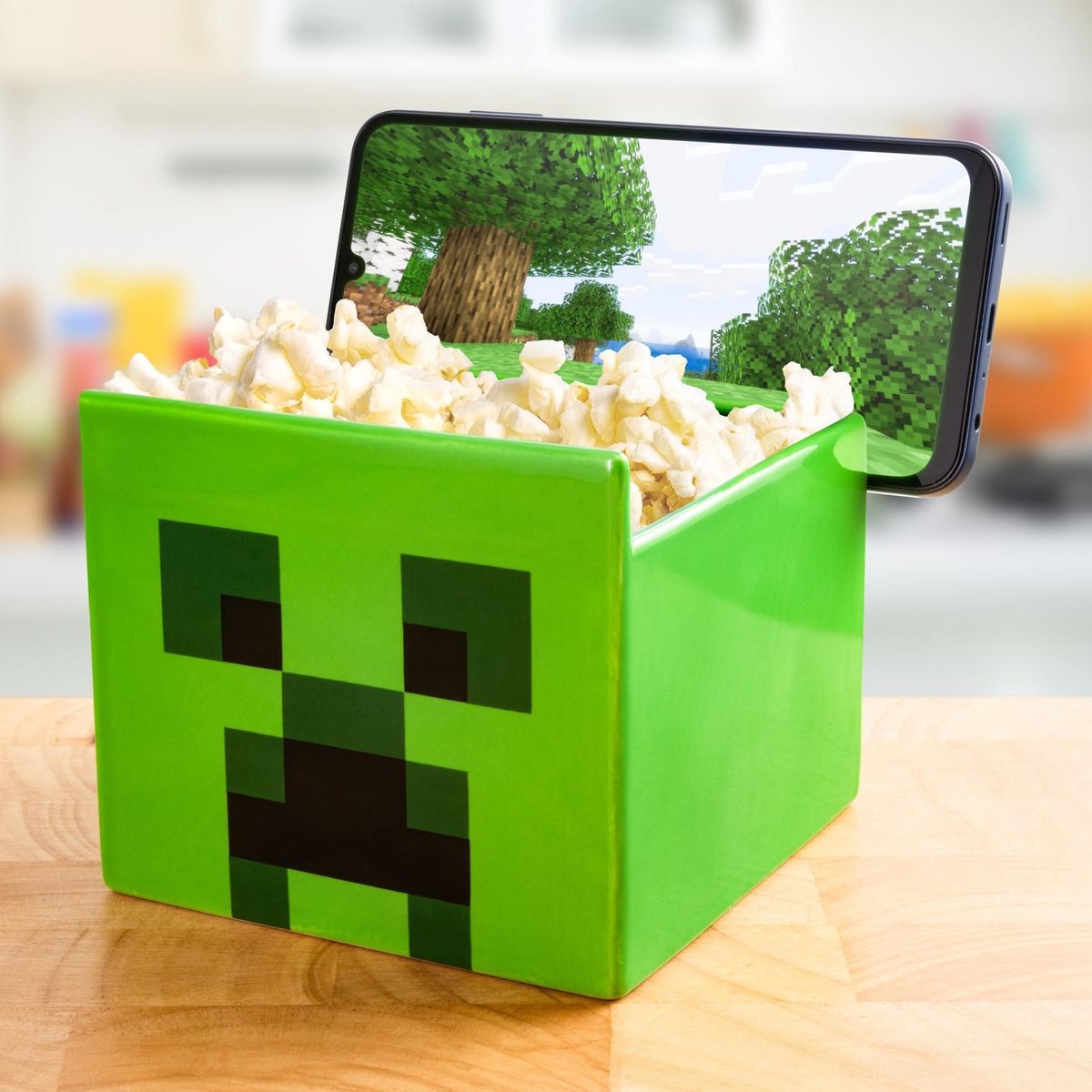 Paladone Minecraft Creeper Snack Bowl - Groen, 12 x 10,5 x 14,5 cm