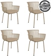 Set van 4 Kick tuinstoel Otis - beige