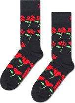 Happy Socks Roses - Chaussettes Femme - Chaussettes Homme - Roses - Taille 36-40