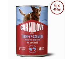 Carnilove Dog Blik paté Salmon & Turkey 6 x 400 g