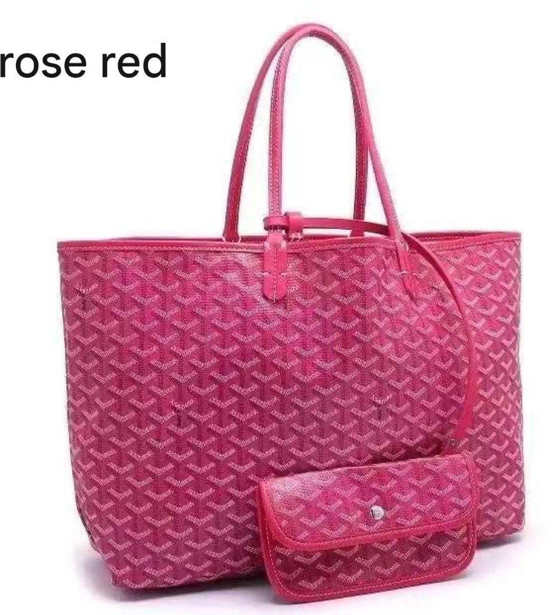 Killogood Dames Schoudertas - Handtas - Werktas - Shopper - Tote bag - Moeder- en kindpakket - Roze Rood L