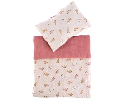 Asi poppen beddengoed set - babypop accessoires multicolor.