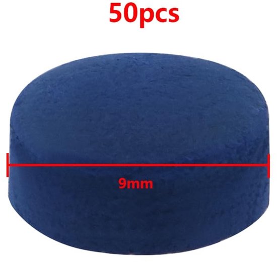 Store_8 - Vervangende Keu Tips - 9mm Tips voor Biljart en Snooker - Perfecte Vervangingen - Blauwe Kleur - Voor Biljart en Snooker - Hoogwaardige K... van Store 8 — afbeelding 5