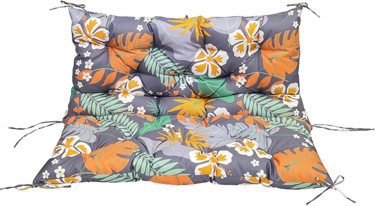 Tuinkussen Bank - Zitkussen Buiten - Buiten Ontspannen - Waterdicht Polyester - 150x100cm - Blauw