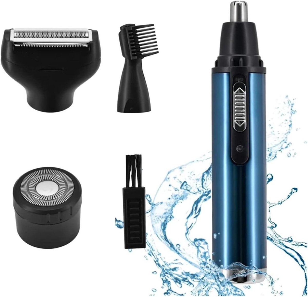 Neushaartrimmerset - Grooming Kit - Persoonlijke Verzorging - 4-in-1 Functionaliteit - 16.6 x 11.2 x 4.1 cm - Sky