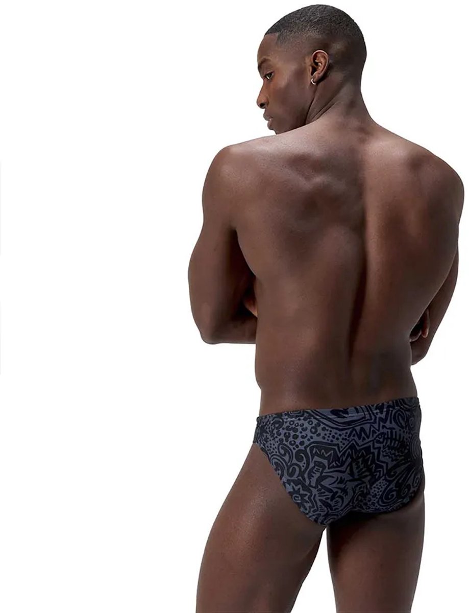 Speedo Print 2´´ Zwemslip Grijs UK 38 Man — afbeelding 2
