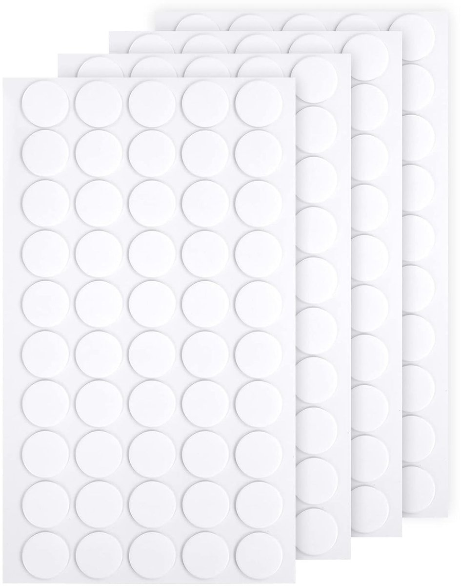 Dubbelzijdige Transparante Plakstrips - 200 Stuks - 15mm Sticky Dots voor Foto's, Muurdecoratie, Posters en Feesten