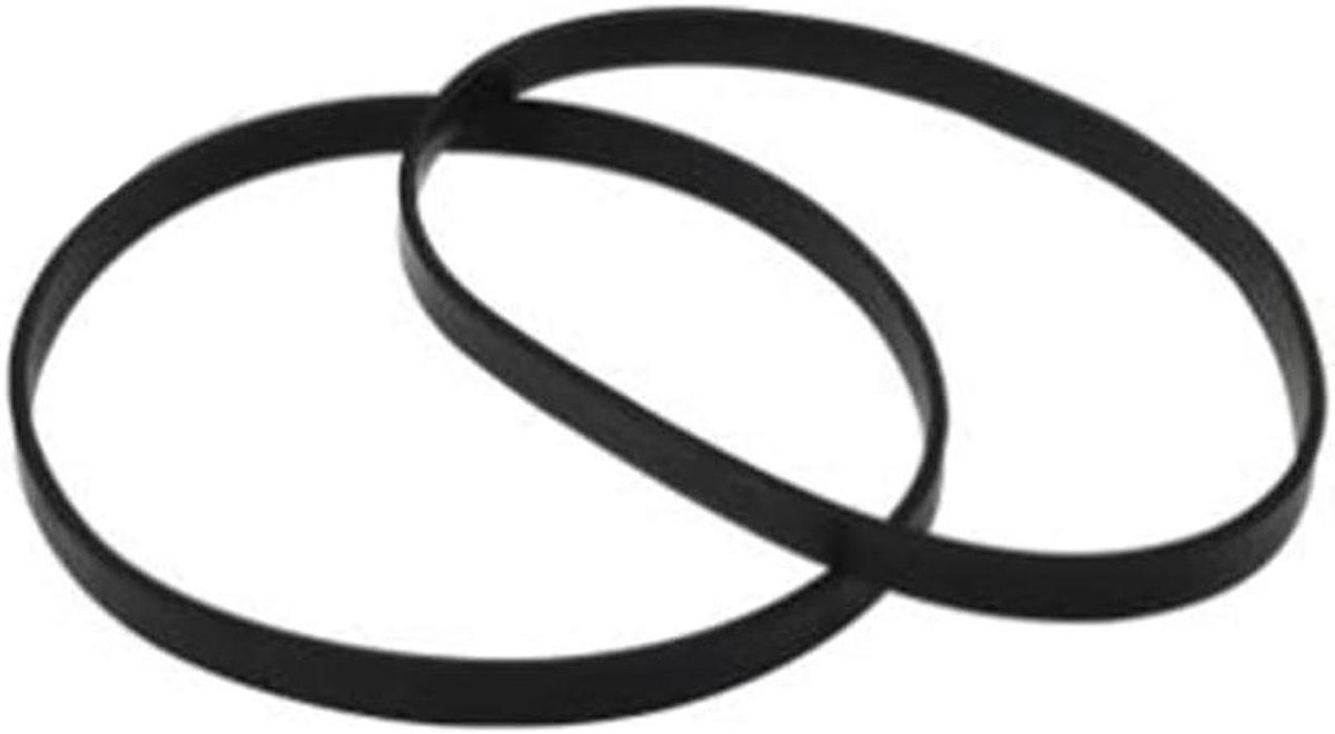 Lintzaag Rubber Band - Zaagband Set - Houtbewerking Onderdelen - Voor 8 Inch Lintzaag - 2 Stuks - Zwart