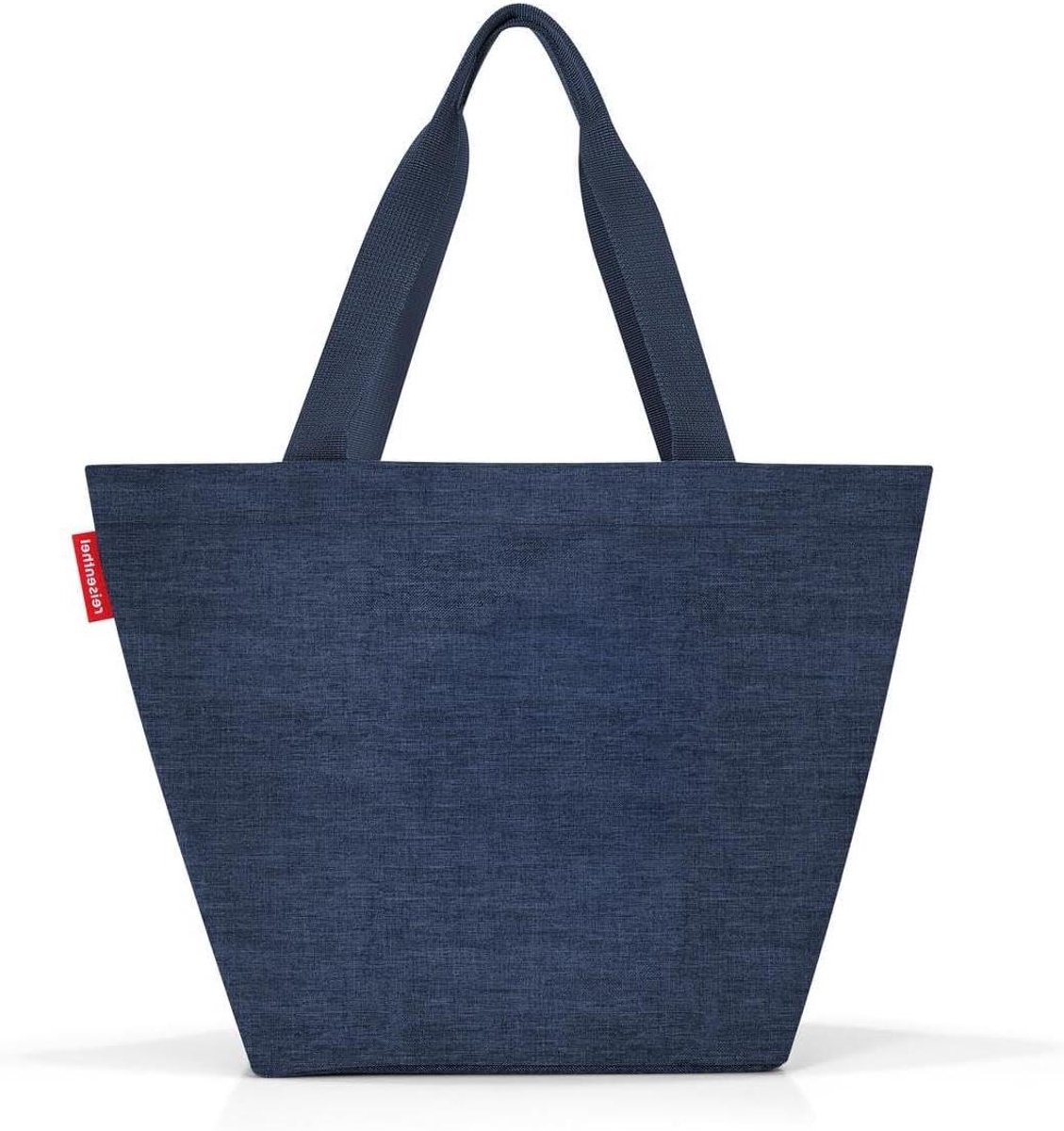 Shopper Tas - Strandtas Winkel tas - Dagelijks Gebruik - Grote Opening Met Rits - 51 cm - Navy