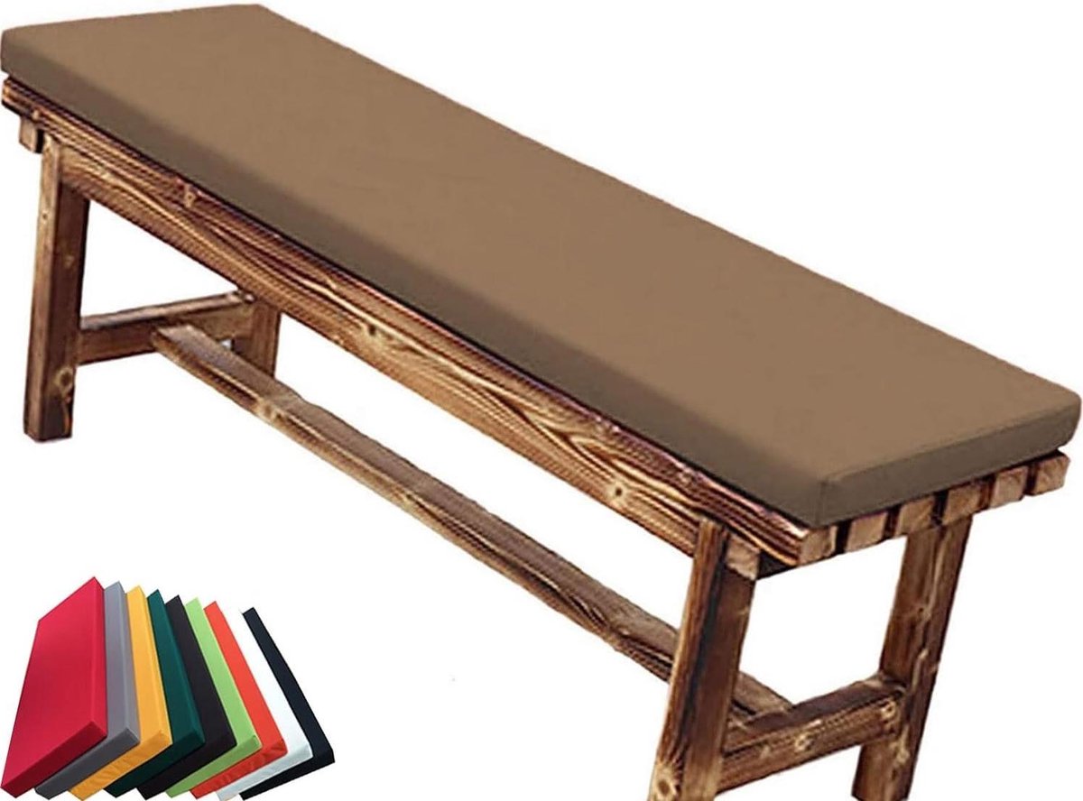Bankkussen - Zitkussen Tuinbank - Comfort Verhoging - Dubbel Antislip Ontwerp - 190x60x5cm - H6