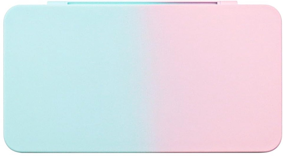 Allecto - Game Card Case - Game Opberghouder - Modern Design - Roze Blauw - 24 Cartridge Slots - Perfect voor Reizen en Thuis