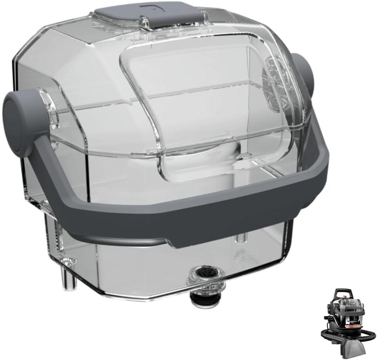Vervangende Schone Tank - Reserve Tank Watertank - Tapijt Reinigen - Lekvrij Ontwerp - 2421 x 204 x 1331 cm