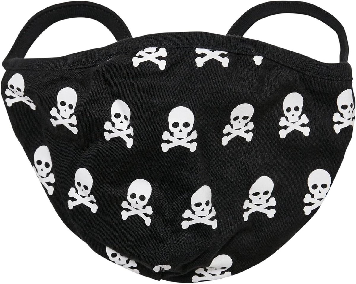 Gezichtsmasker - Dagelijks masker - Bescherming Dagelijks - Uniseks ontwerp - 1 eenheid - Zwart Wit