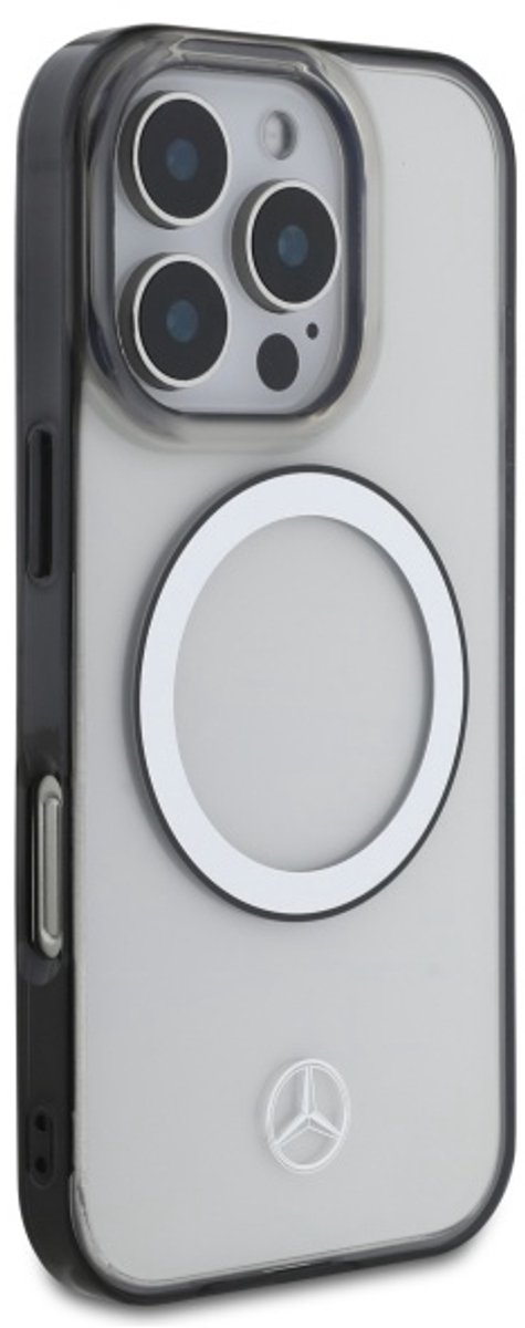 Mercedes iPhone 16 Pro Max - Transparant Hoesje Met MagSafe - Logoprint van Mercedes — afbeelding 2