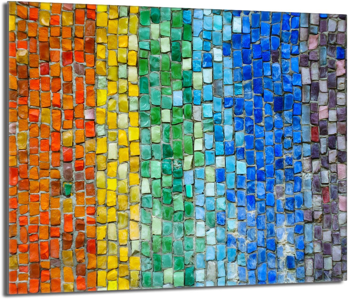 TMK ArtDeko Serie - Glazen Beschermplaat voor Kookplaat - 60x52 cm - Kleurvol Design