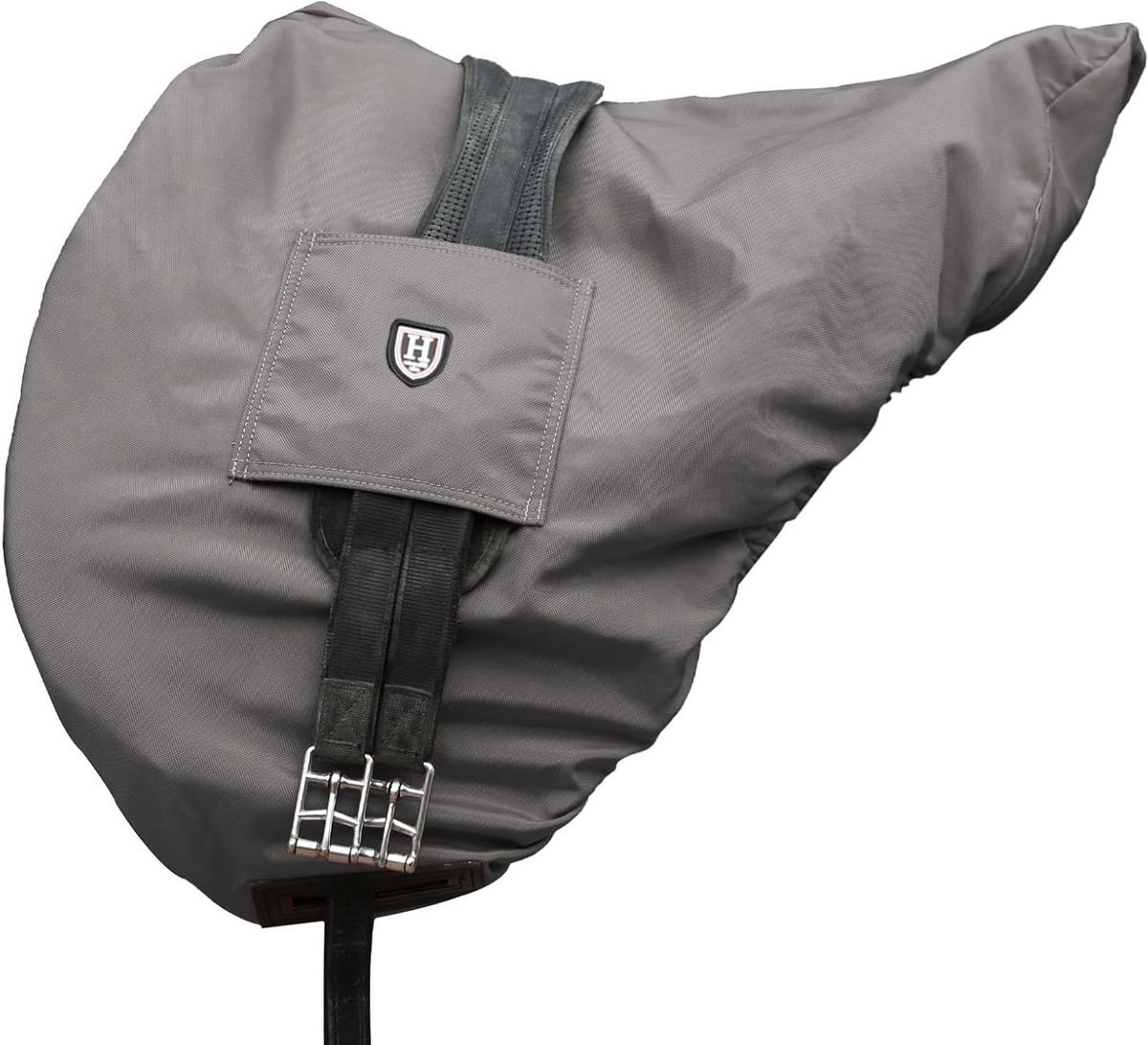 Zadelhoes - Zadelbeschermer Paard - Zadel Beschermen - Waterdicht Ademend Fleece - Universeel - Houtskool Grijs