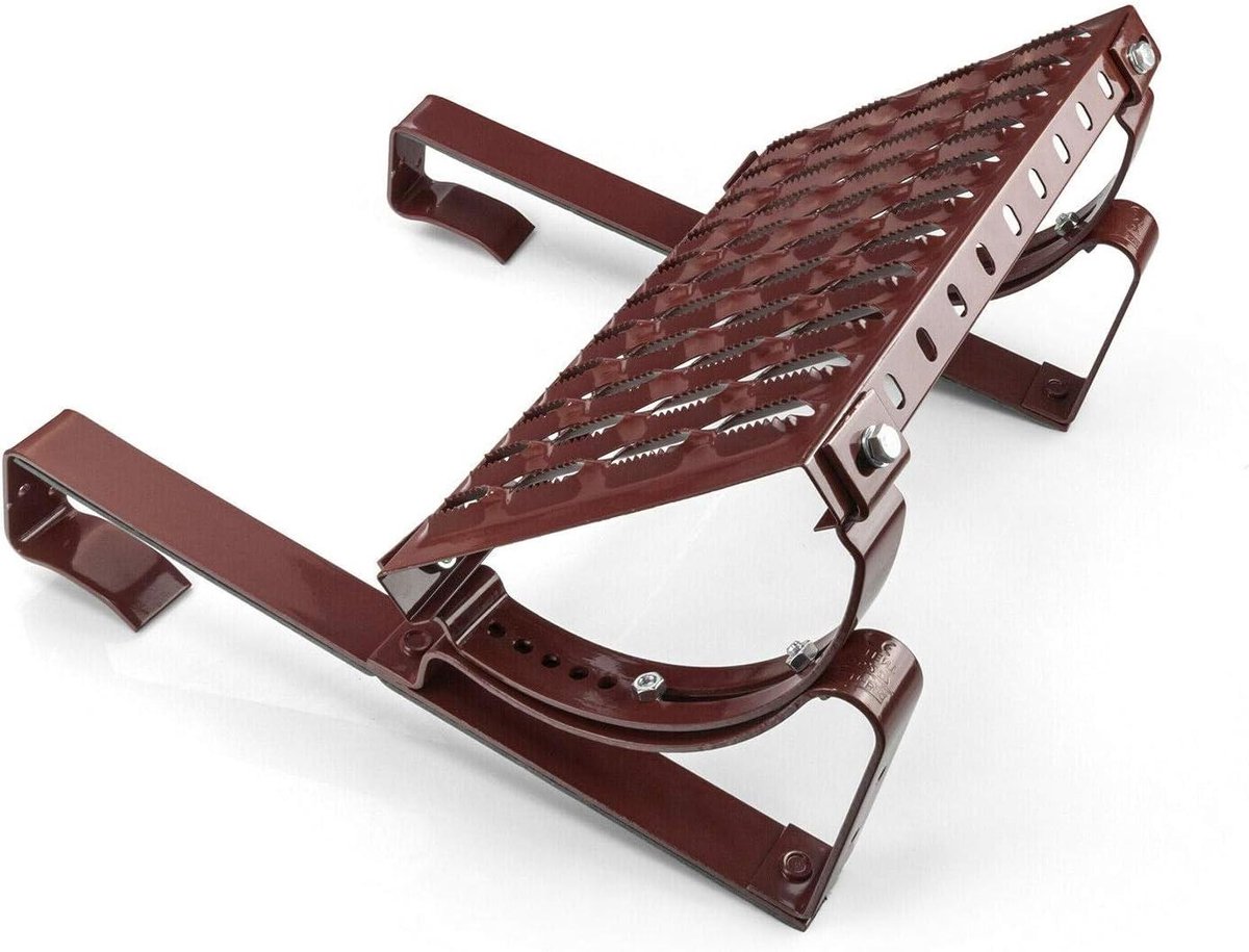 Dakgoot Plaatsen - Dakgoot Set Dakgoot - Veilig Dakwerk - Antislip Embossing - 200 cm - Chestnut Red