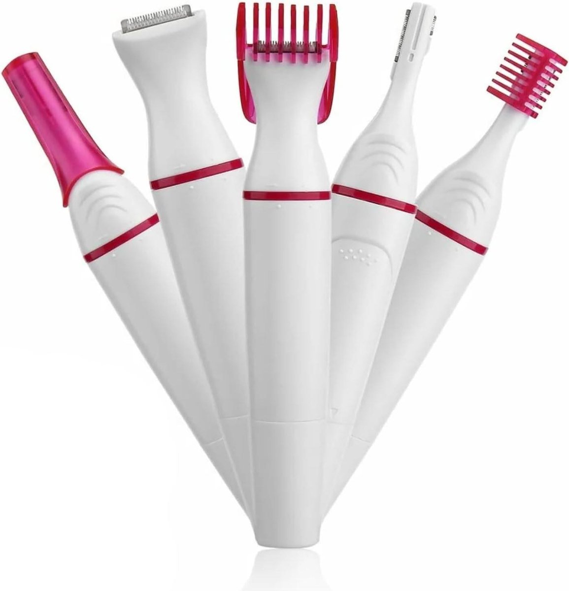Elektrische Gezichtshaarverwijderaar - Gezichtsepilator Epilator - Ontharen Gezicht - 4-in-1 Multifunctioneel - Niet gespecificeerd - Wit
